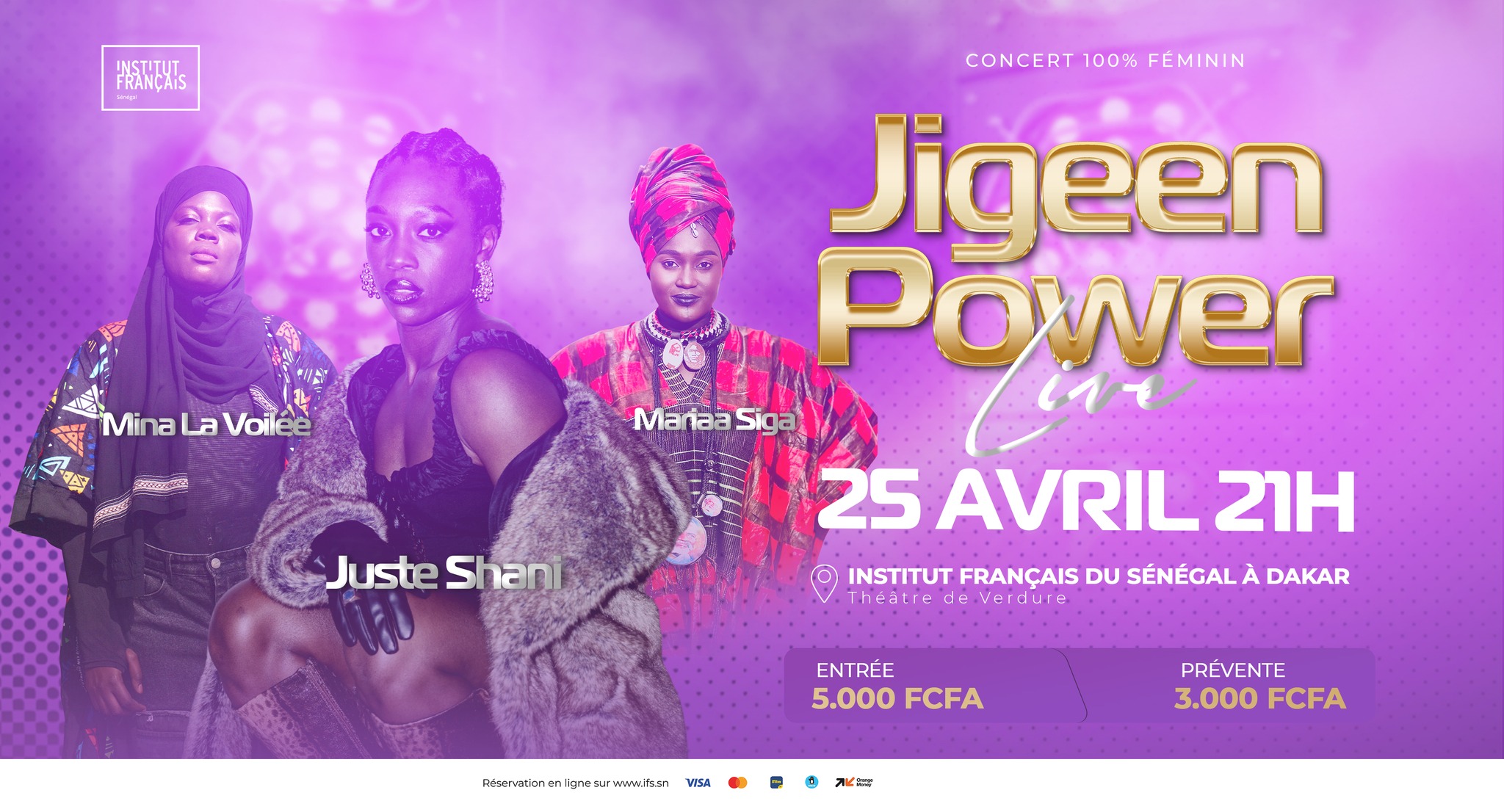 CONCERT 100% FÉMININ⎮JIGEEN POWER LIVE