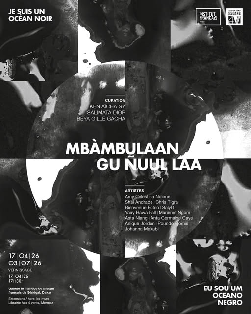 Je suis un océan noir - Institut Français du Sénégal à Dakar