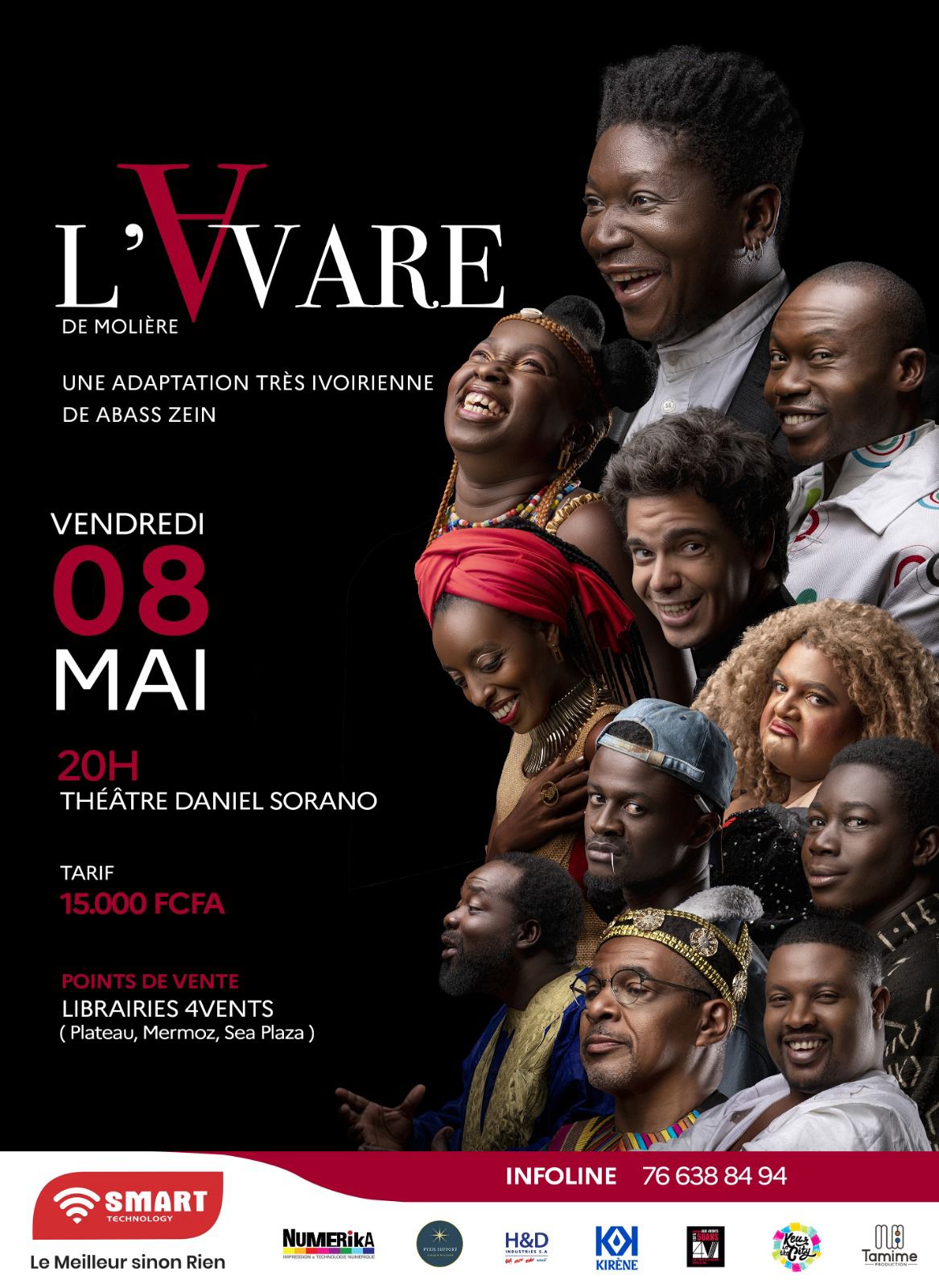 🎭 L'AVARE — La pièce qui fait rire toute l'Afrique débarque à Dakar !