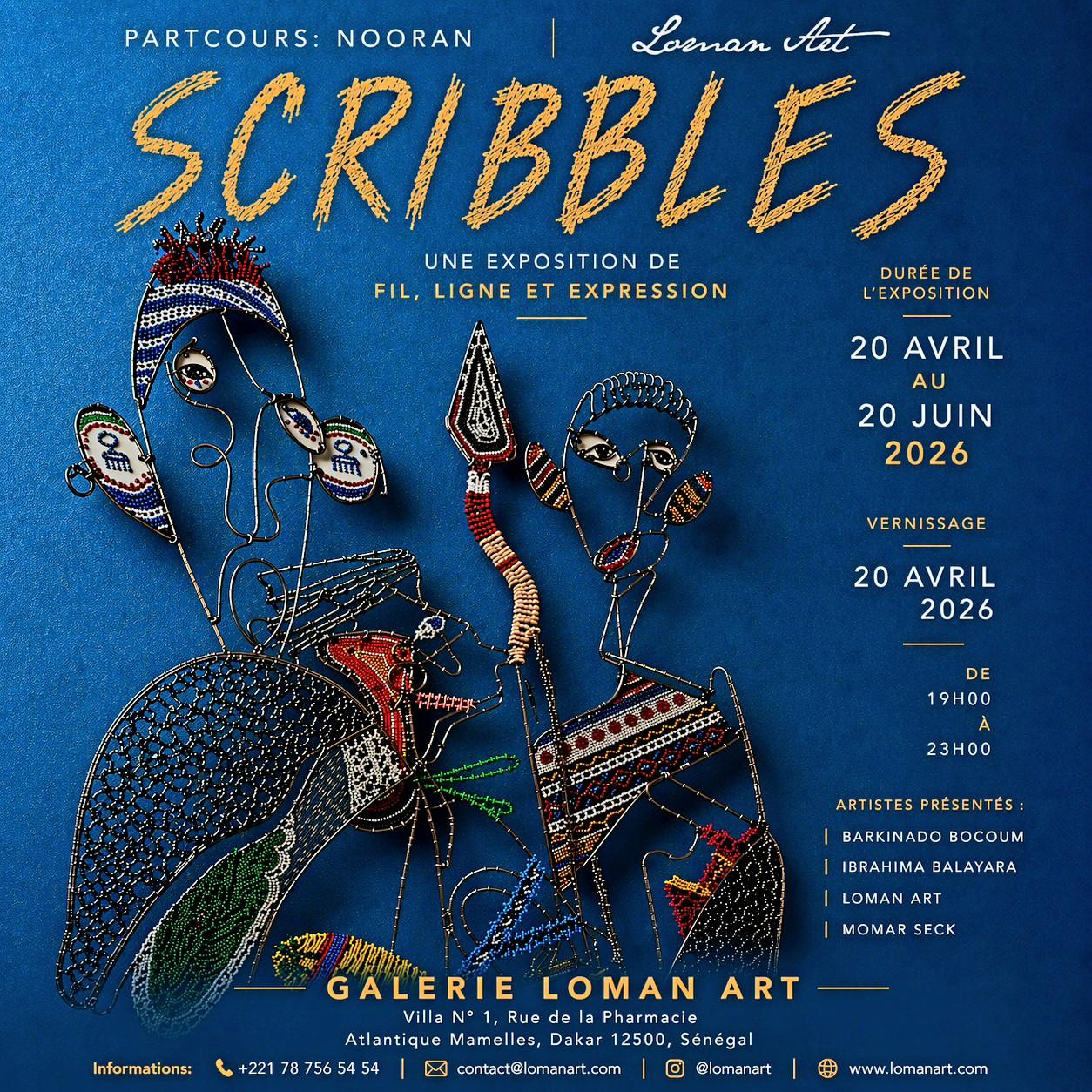 Scribbles - une exposition de fil, ligne et expression