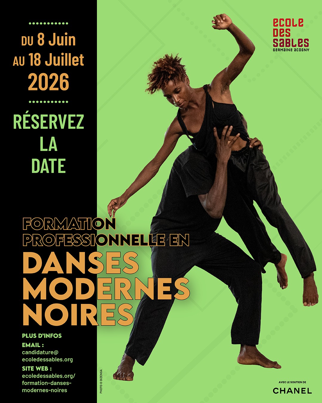 FORMATION PROFESSIONNELLE EN DANSES MODERNES NOIRES