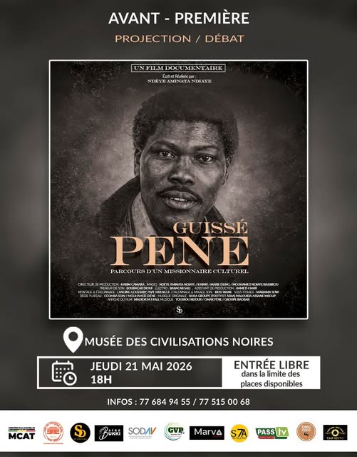 Avant-Première & Projection / Débat : Guisse Pene - Parcours d'un missionnaire culturel