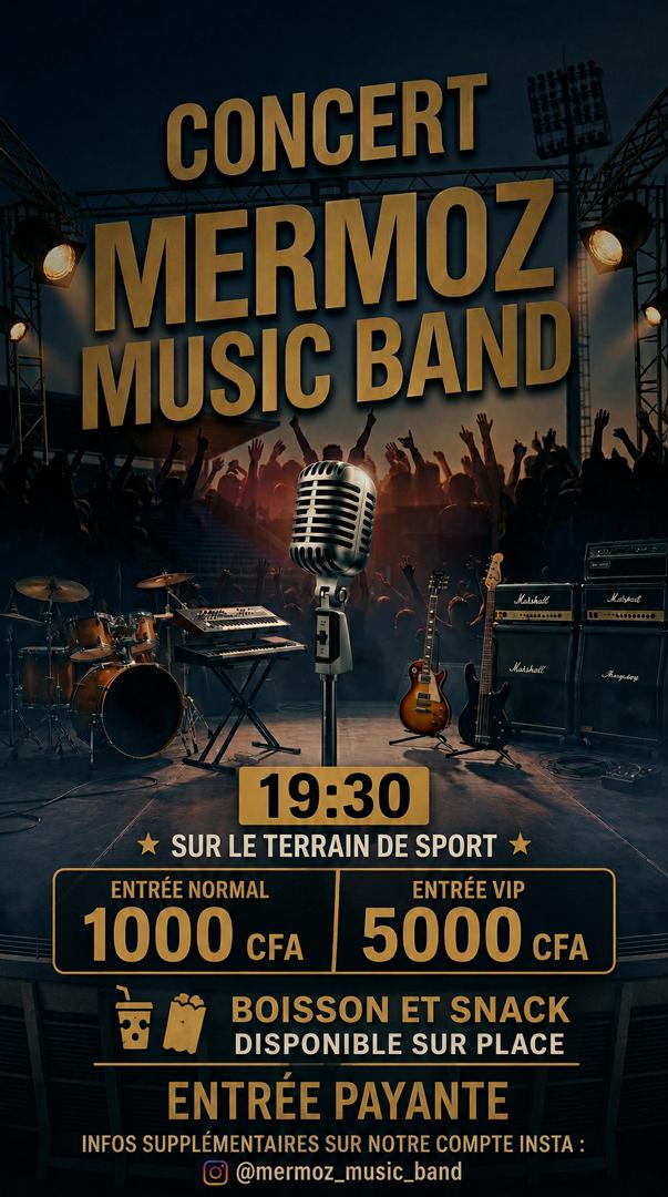 Concert Mermoz Music Band