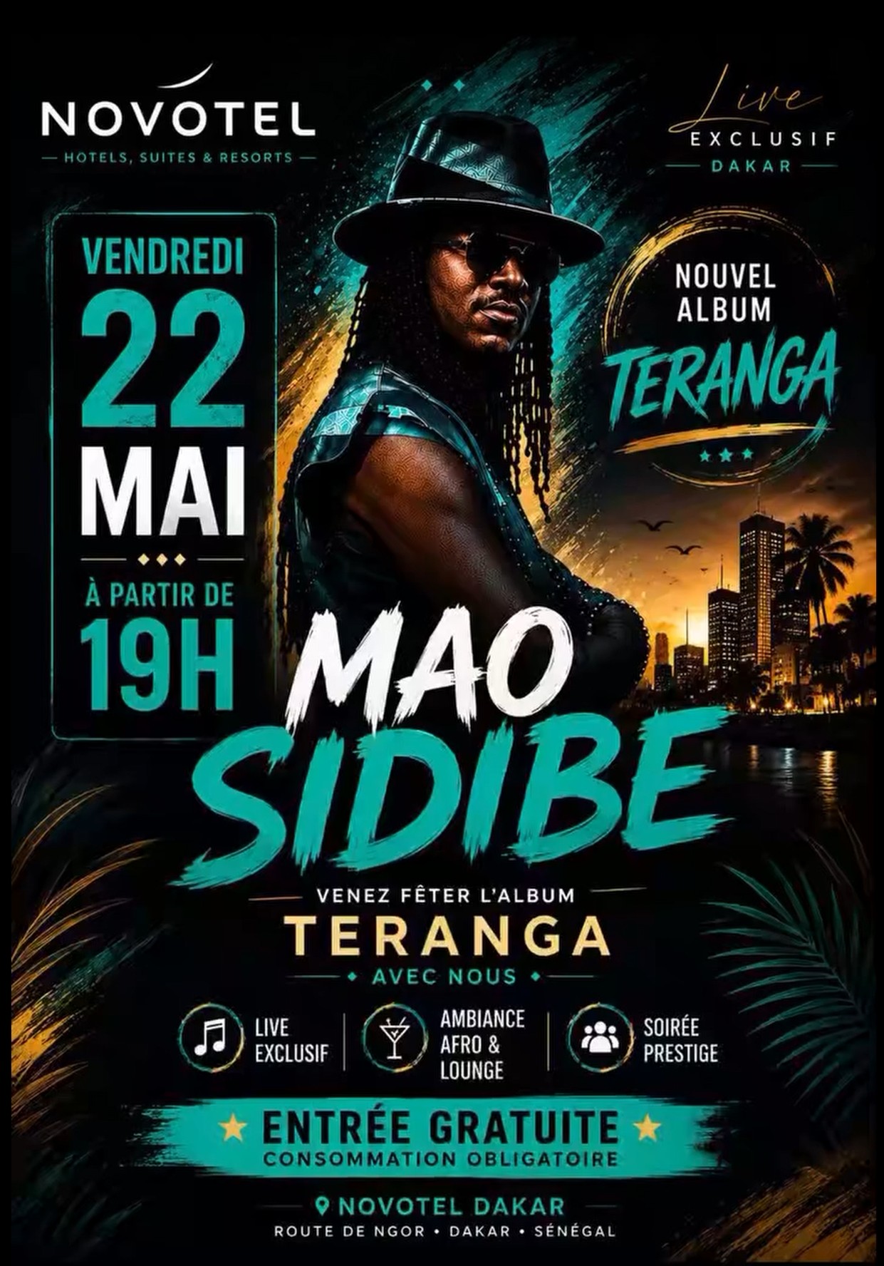 Live Exclusif : Mao Sidibe - Fête de l'album Teranga