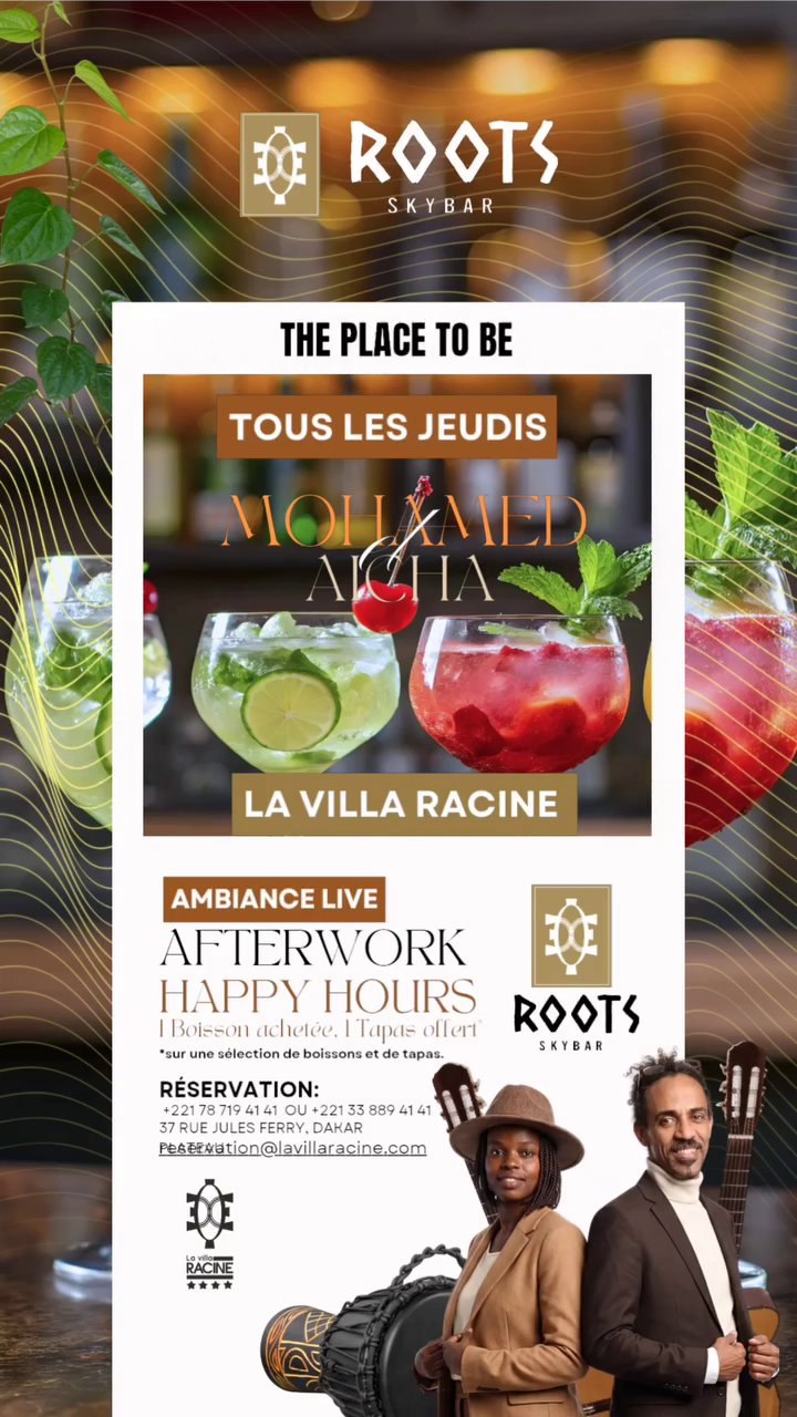 Afterwork : Ambiance Live avec Mohamed Alpha