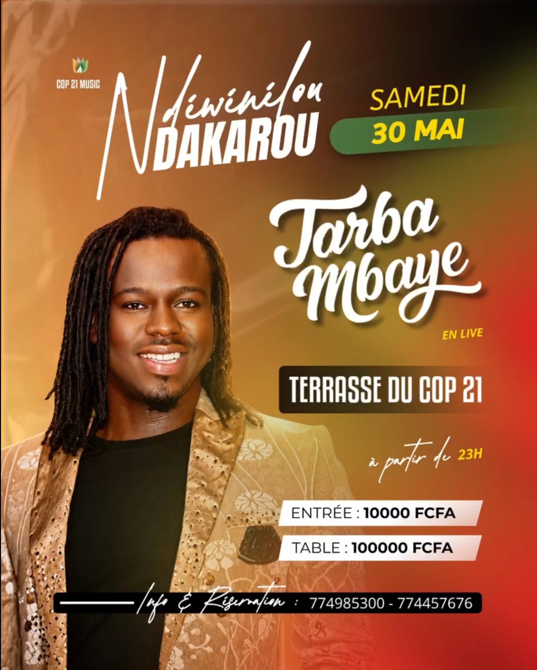 Ndiwine lou Dakarou : Tarba Mbaye en Live