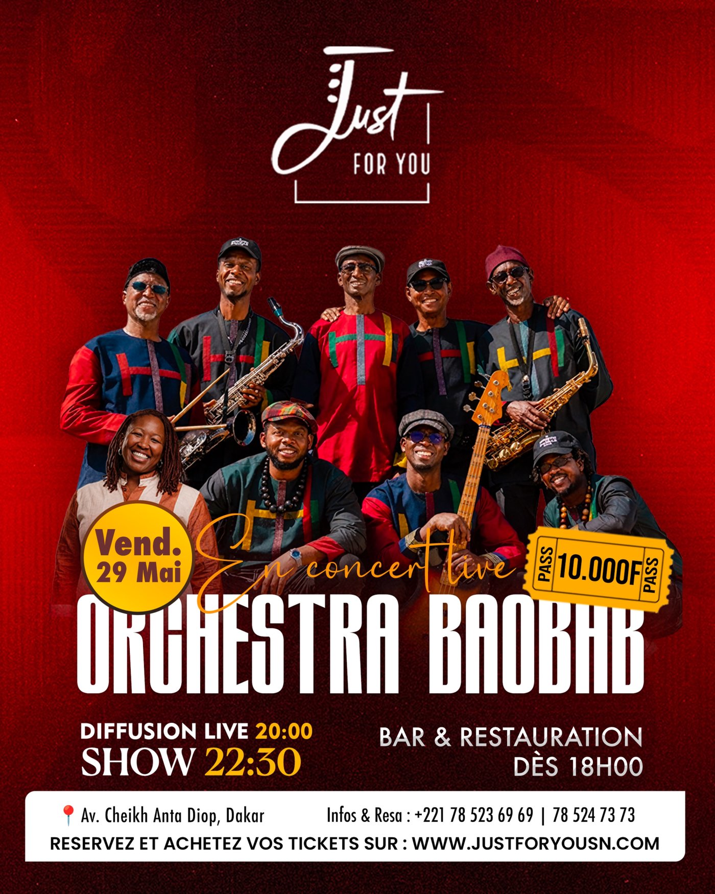 Orchestra Baobab en Concert Live