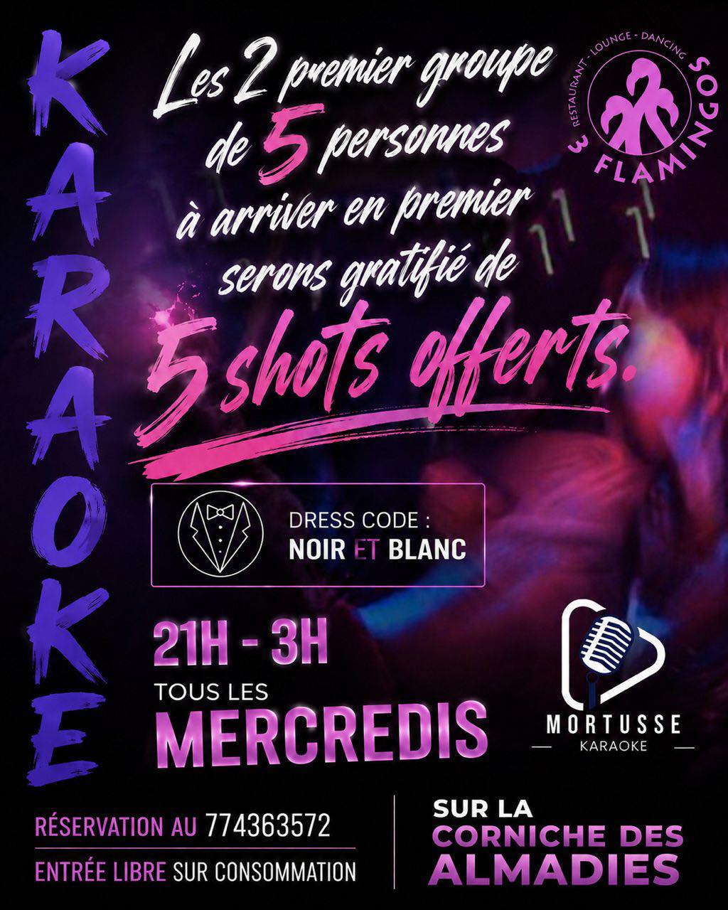 Soirée Karaoké avec shots offerts