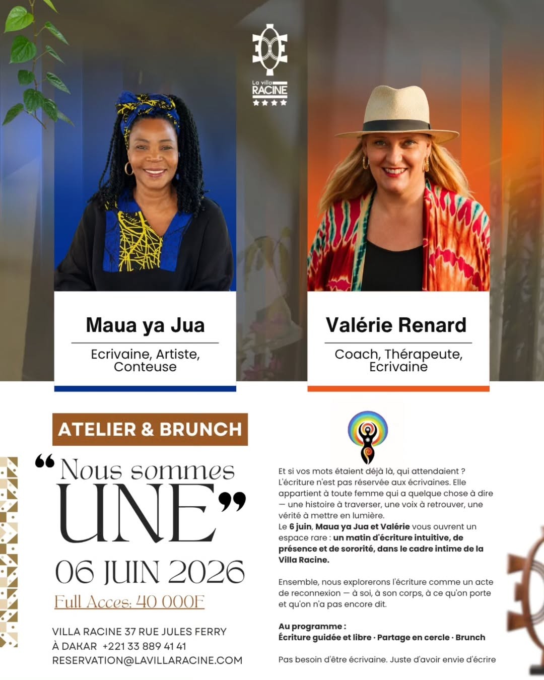 Atelier & Brunch : "Nous sommes UNE"