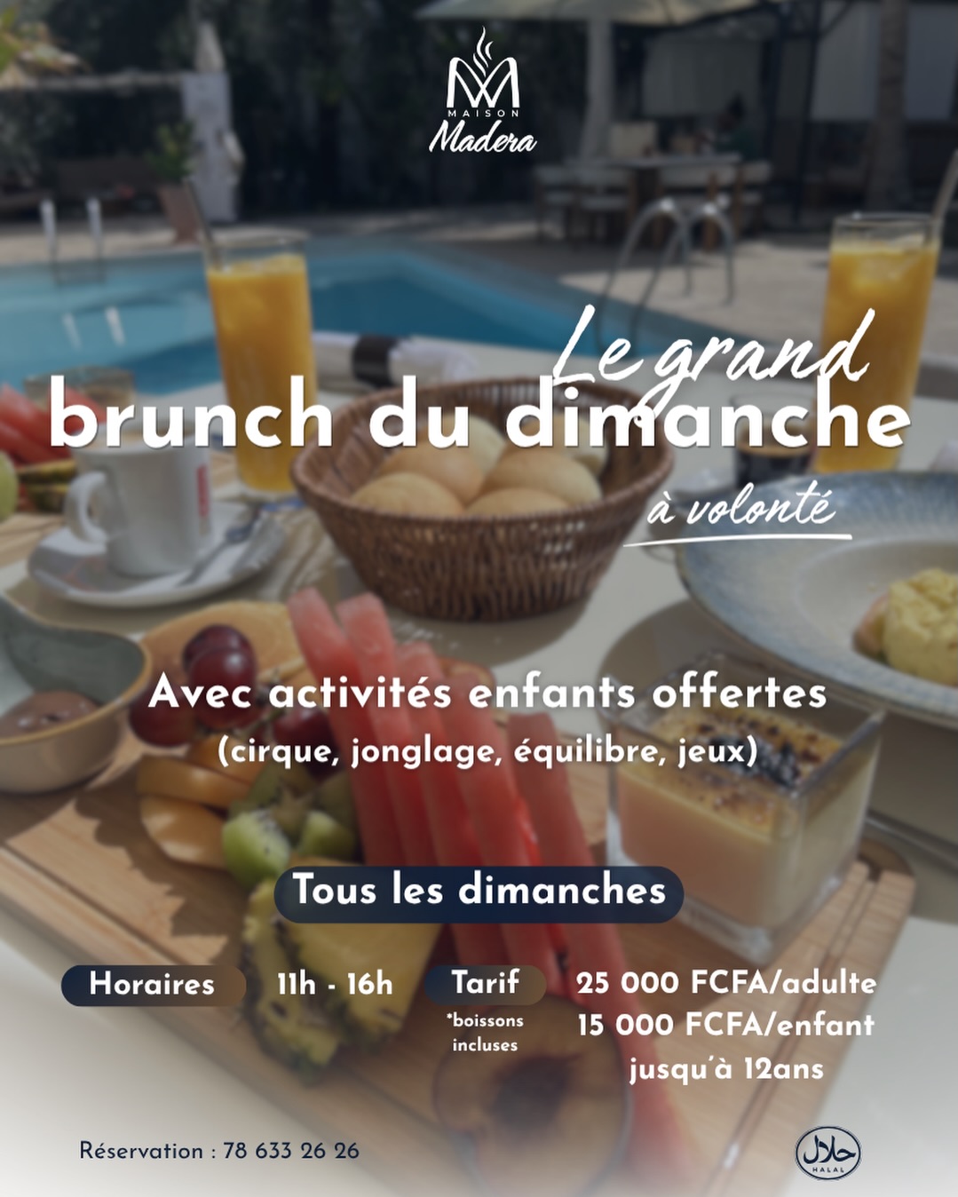 Le grand brunch du dimanche à volonté