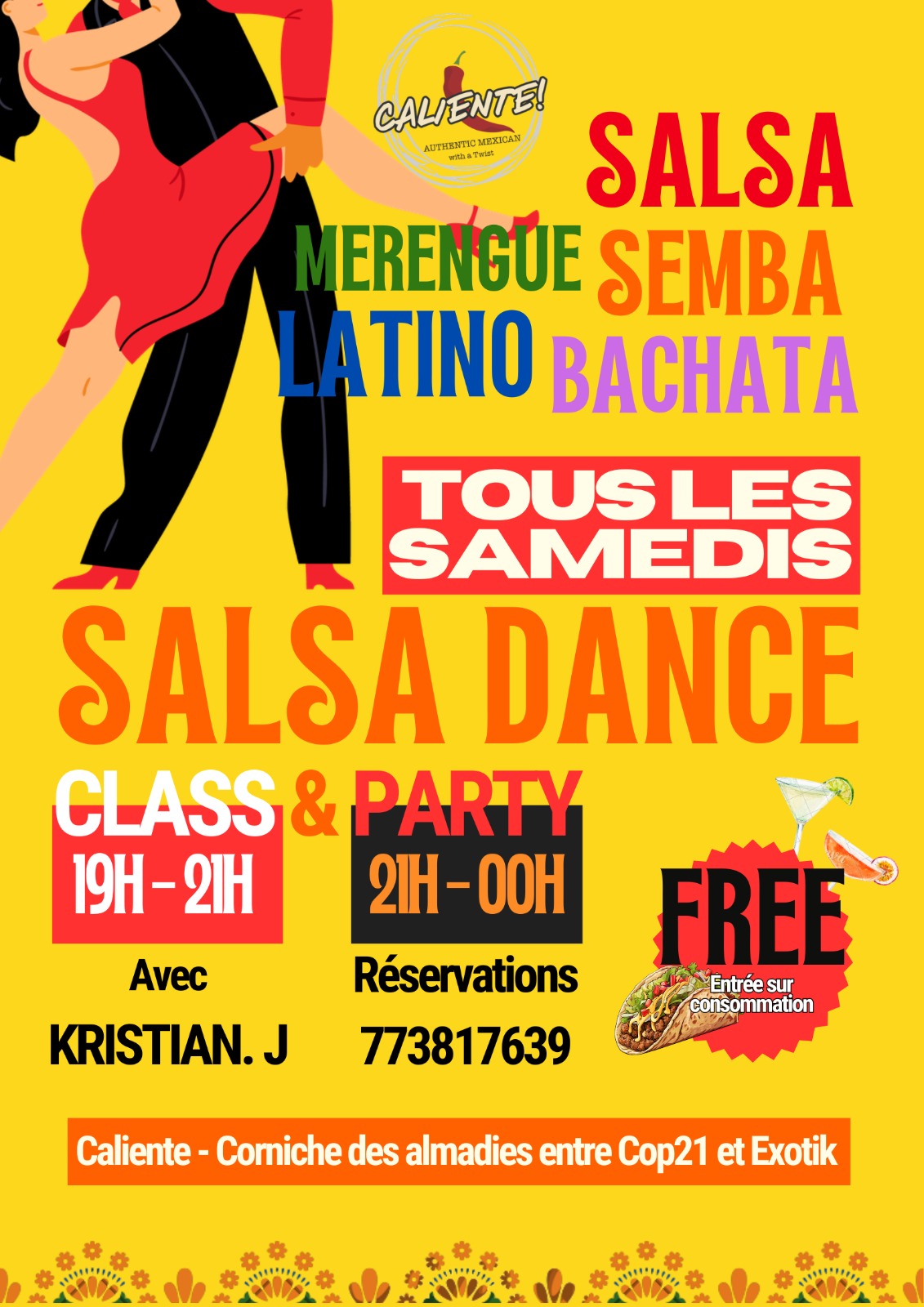 Salsa Dance Class & Party