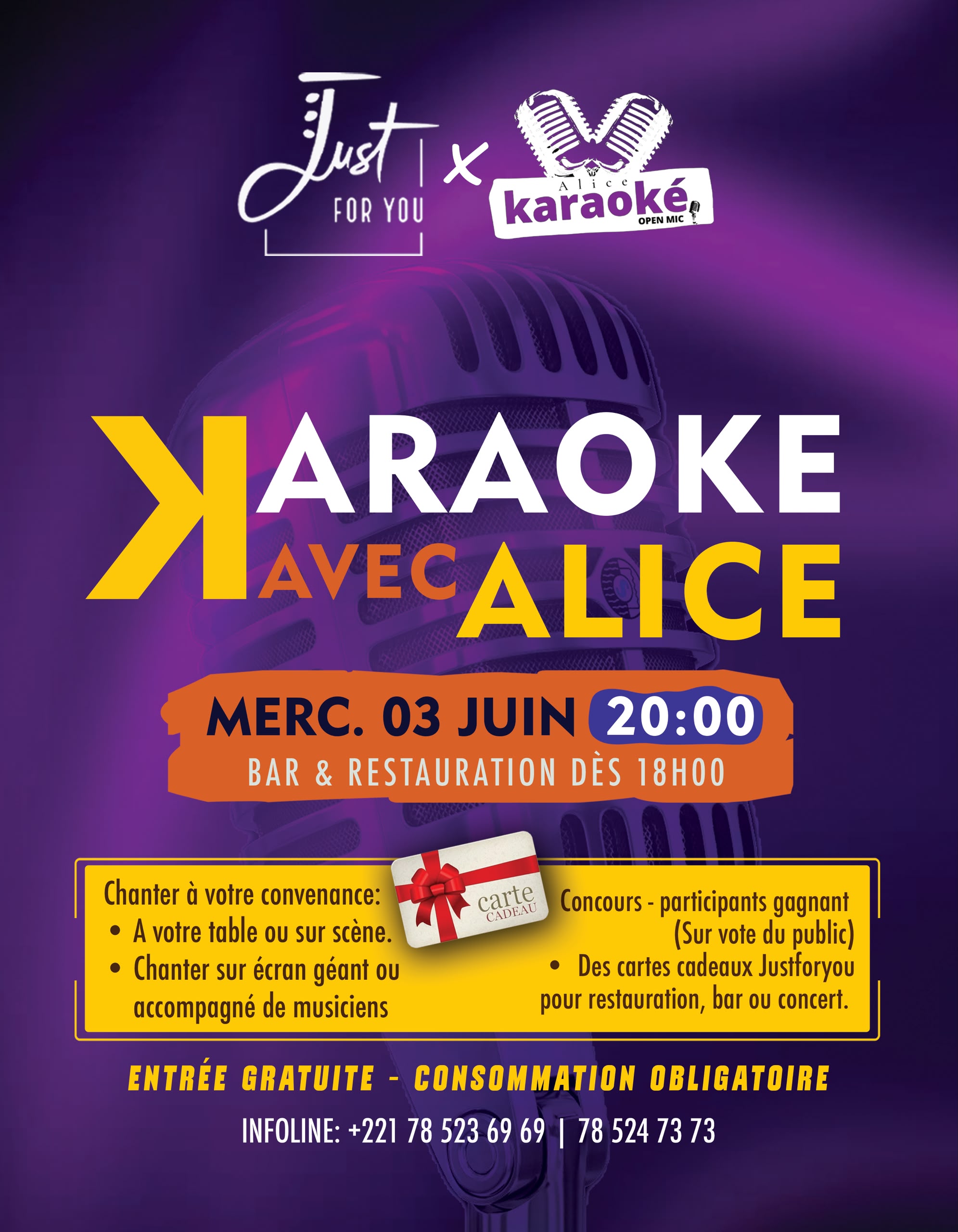 Karaoké avec Alice