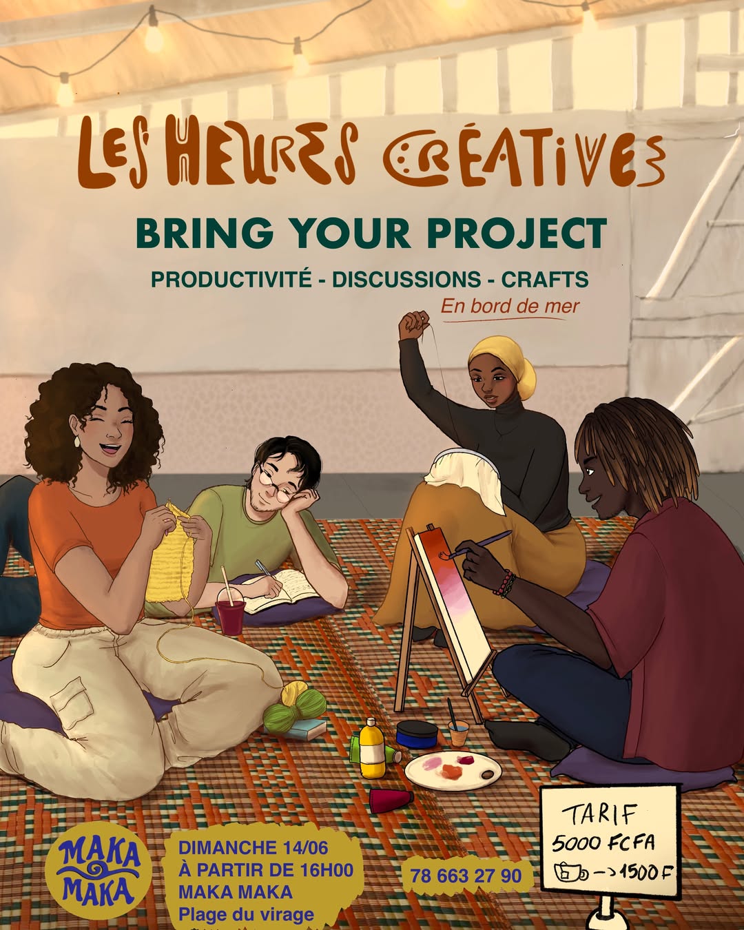 Les Heures Créatives : Bring Your Project "Yegali Ko"