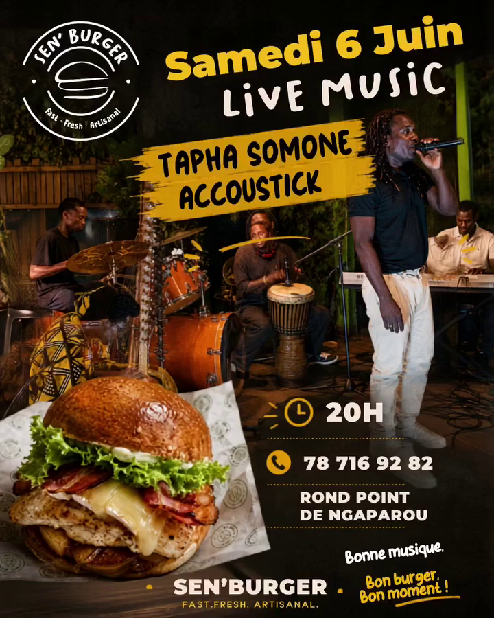 Live Music : Tapha Somone Acoustick