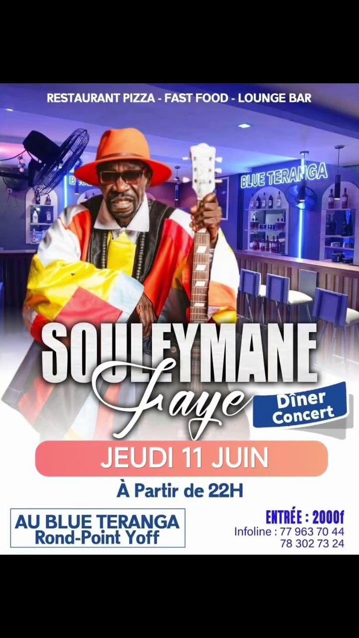 Dîner Concert avec Souleymane Faye