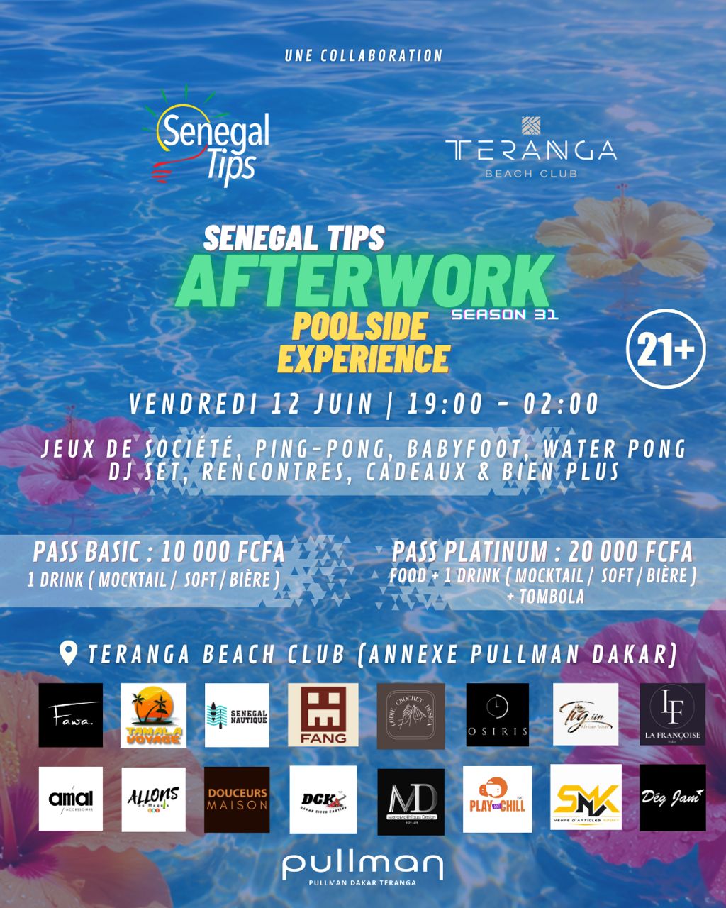 Senegal Tips Afterwork Poolside Experience