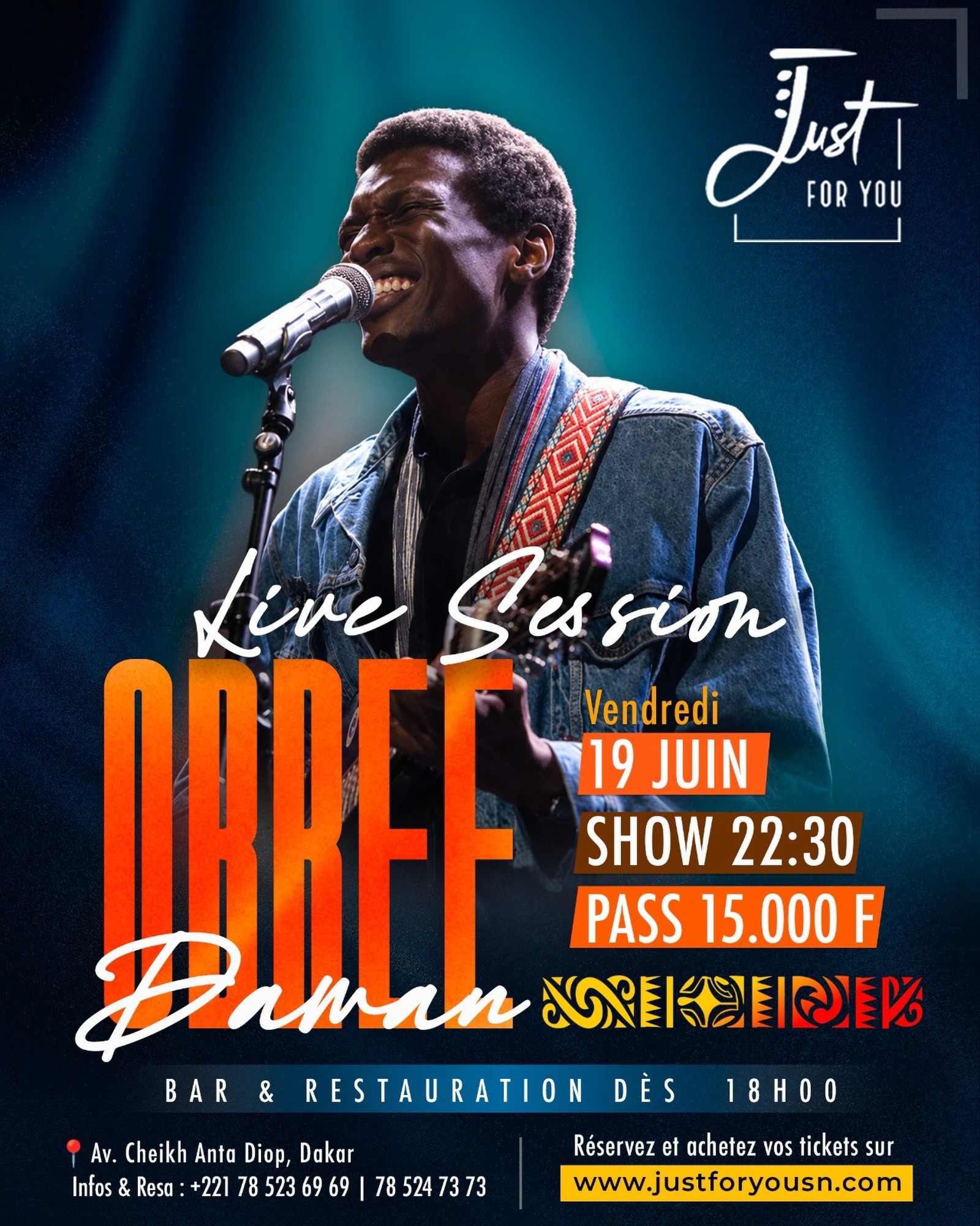 Live Session Obree Daman