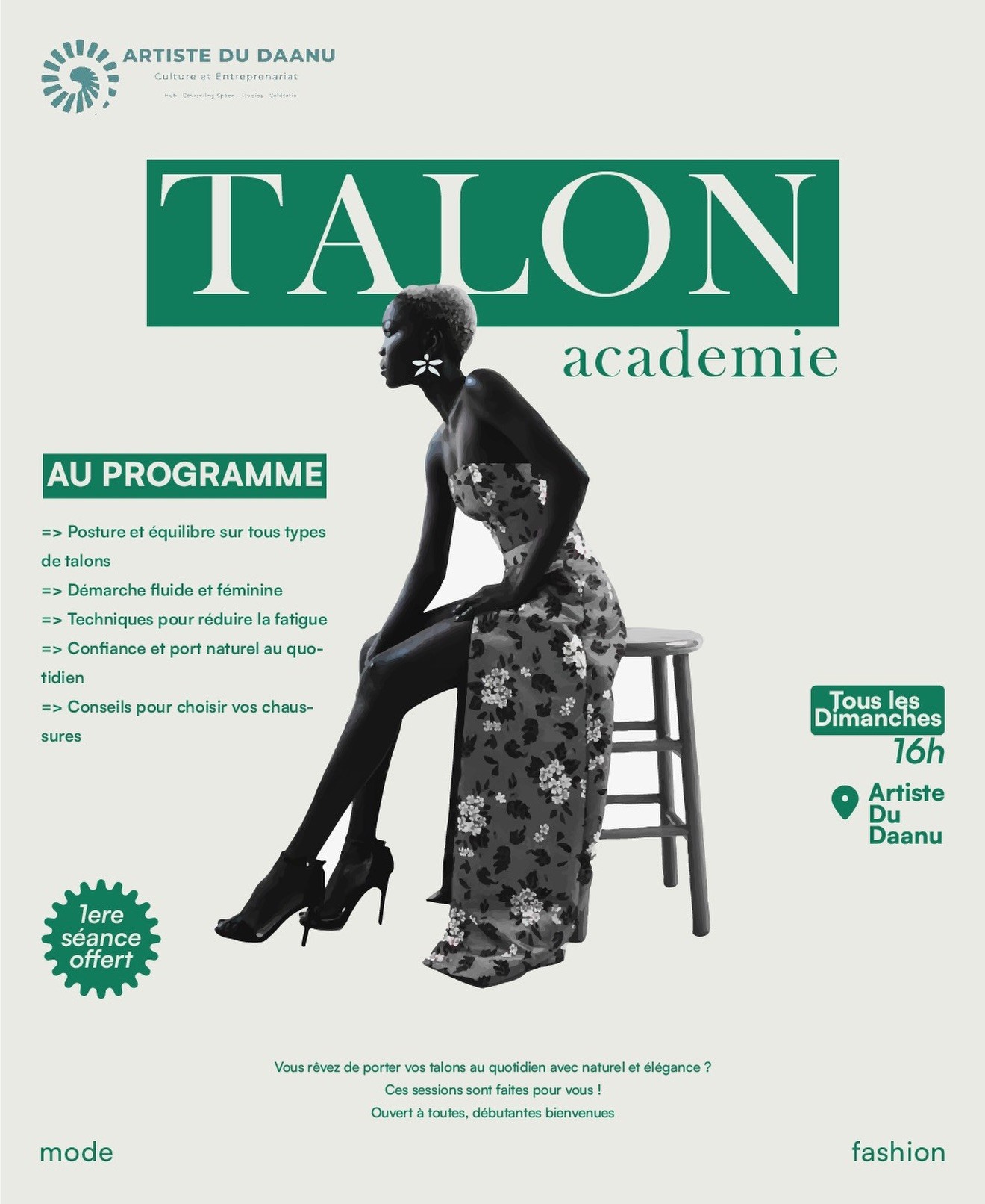 TALON Académie - Ateliers de marche en talons