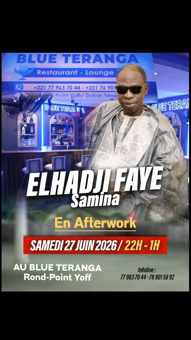 El Hadji Faye Samina En Afterwork