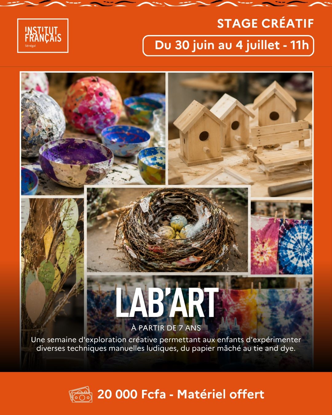 STAGE CRÉATIF - LAB'ART