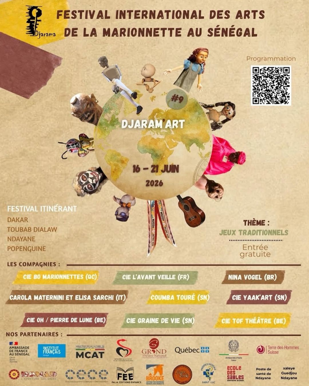 Djaram'Art #9 - Festival international des arts de la marionnette au Sénégal